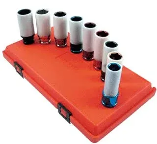 Sunex Extra Thin Wall SAE/Metric Wheel Protector Socket Set 2849