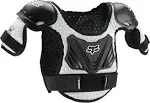 Fox Peewee Titan Roost Deflector - Black/Silver - S/M