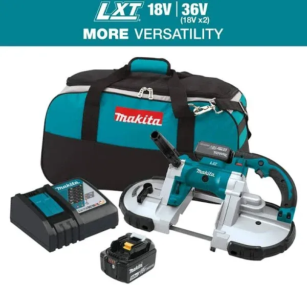 Makita XBP02TX 18V LXT Lithium-Ion Cordless Portable Band Saw Kit