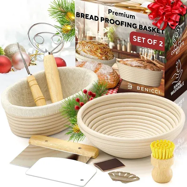 Complete Bread Proofing Baskets Set