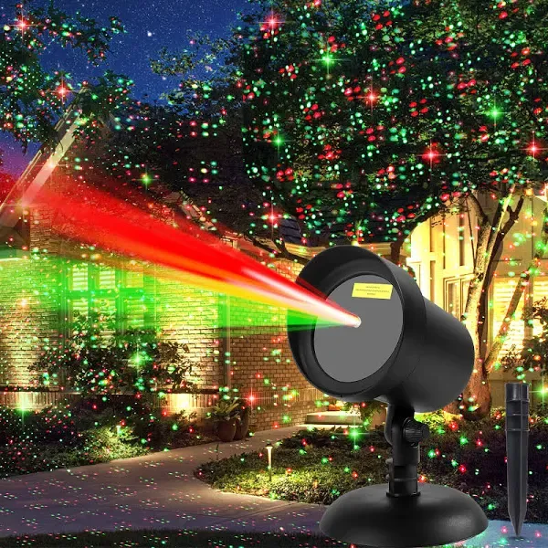 YFAIN Christmas Laser Lights Outdoor Motion Christmas Projector Lights Outdoor Waterproof