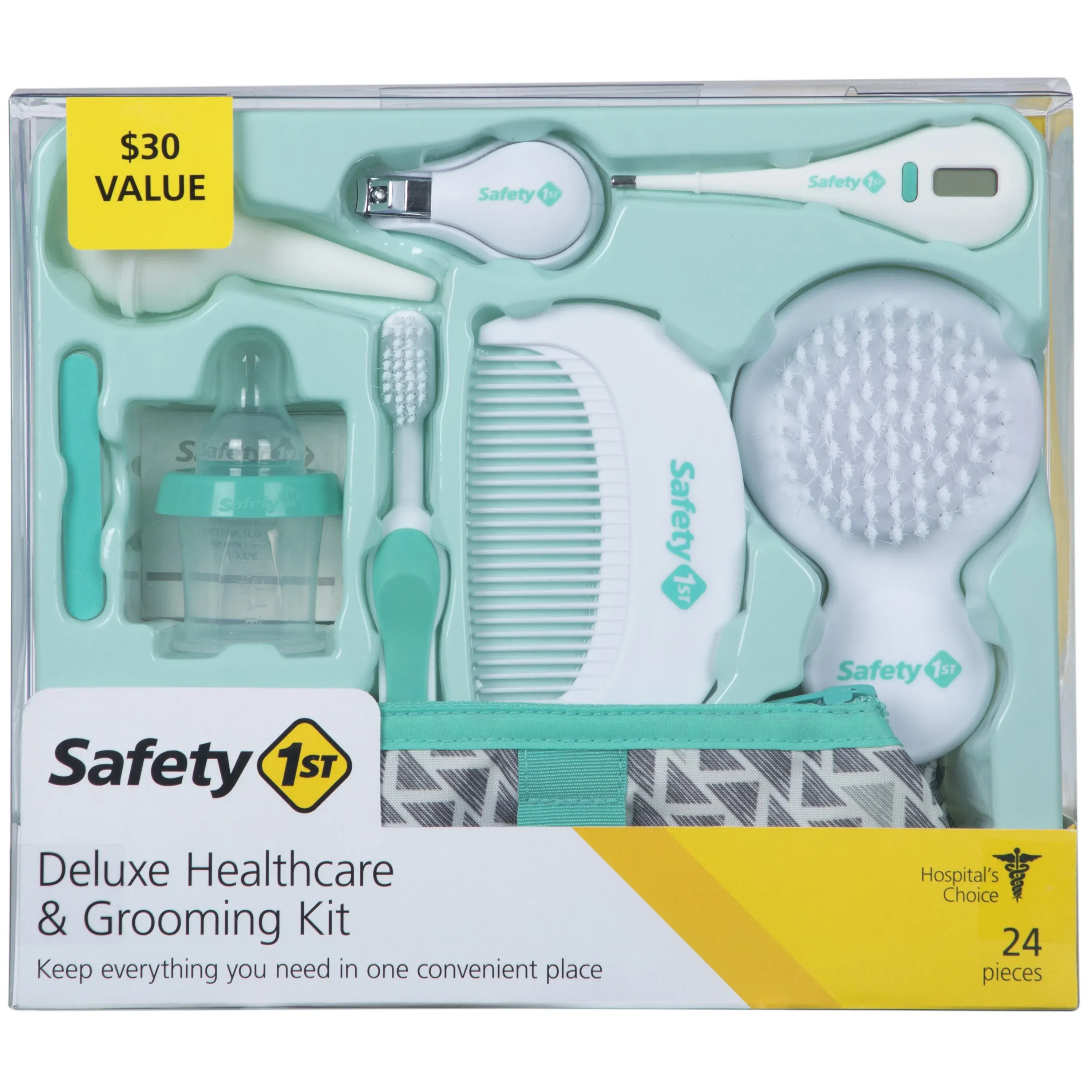 Safety 1ˢᵗ Deluxe Healthcare and Grooming Kit, Green