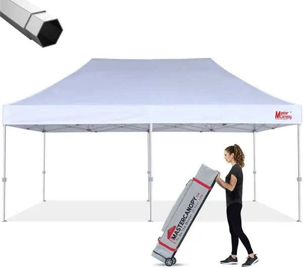 MASTERCANOPY Pop Up Canopy Tent Commercial Grade Instant Shelter