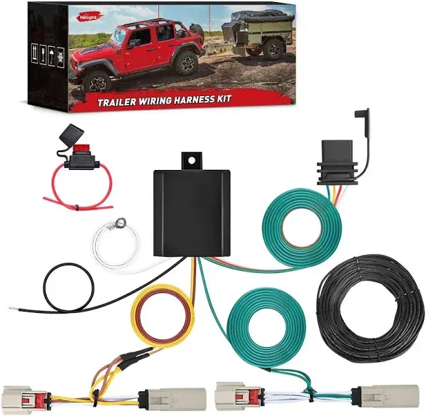 Nilight 4 Pin Trailer Wiring Harness Kit for 2021-2024 Ford Bronco