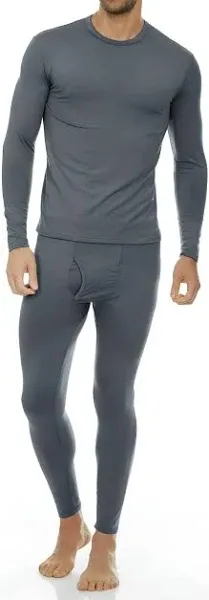 Long Johns Men's Fleece Lined Thermal Underwear Set