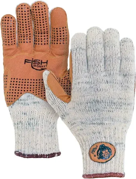 Fish Monkey Men's Wooly Full-Finger Fishing Gloves