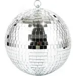 NuLink 8" Disco Light Mirror Ball with Hanging Ring