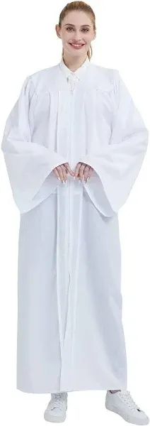 IvyRobes Unisex Matte Robe with Open Sleeves