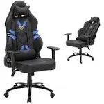 COLAMY Big and Tall Gaming Chair 350lbs-Racing Computer Gamer Chair,Ergonomic Office PC Chair with Wide Seat, Reclining Back, Adjustable Armrest for