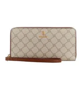 Nine West Women's Lockup 9 Zip Around Wallet with Wristlet