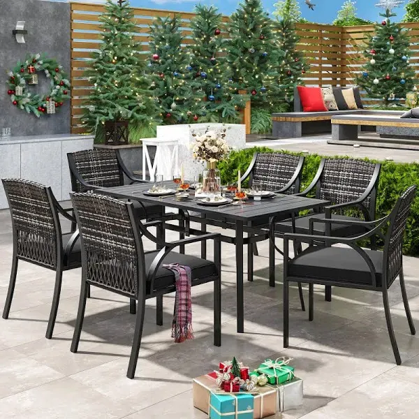 YITAHOME 7 Piece Patio Dining Set