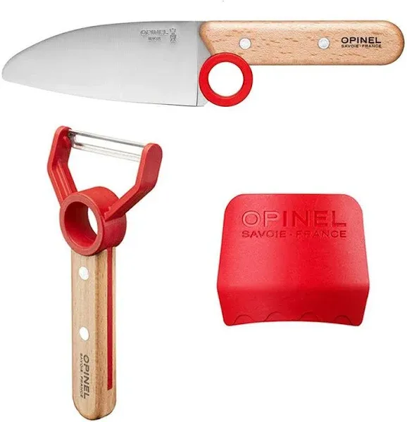 Opinel Chef Knife Set, Beechwood, One Size