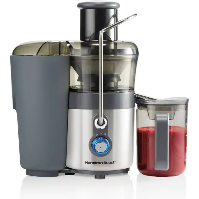 Hamilton Beach 67850 Premium Big Mouth 2 Speed Juice Extractor, Silver &amp; Black