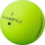 Maxfli Straightfli Matte Golf Balls Green