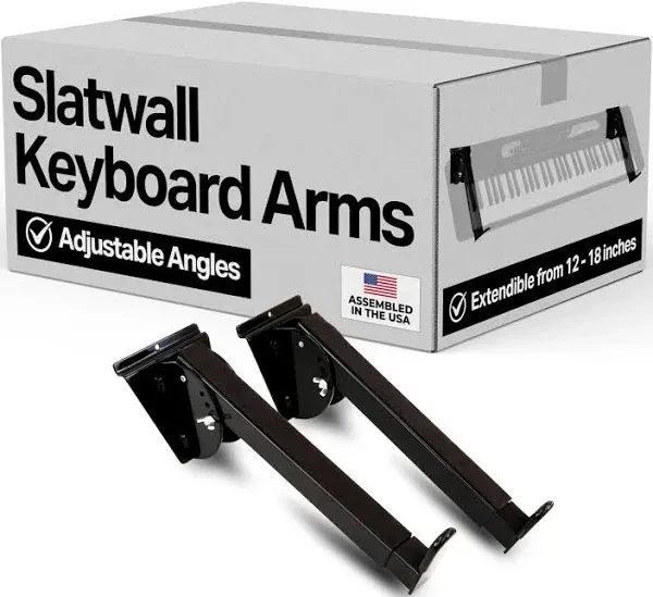 Heavy-Duty Adjustable Keyboard Arms