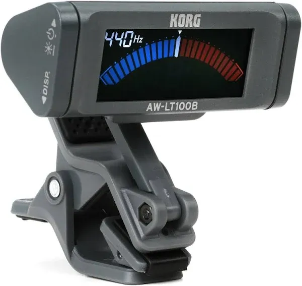 Korg Aw-Lt100B Clip Tuner For Bass With 100 Hours Of Continuous Operation No.243