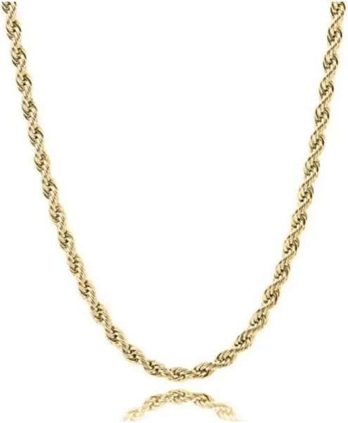 Giani Bernini 18" Gold-Plated Sterling Silver Rope Chain Necklace