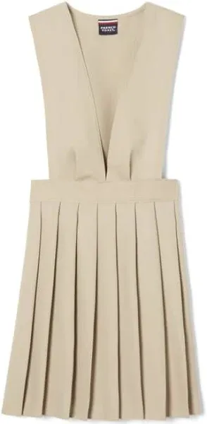 French Toast Girls' V-Neck Pleated Jumper