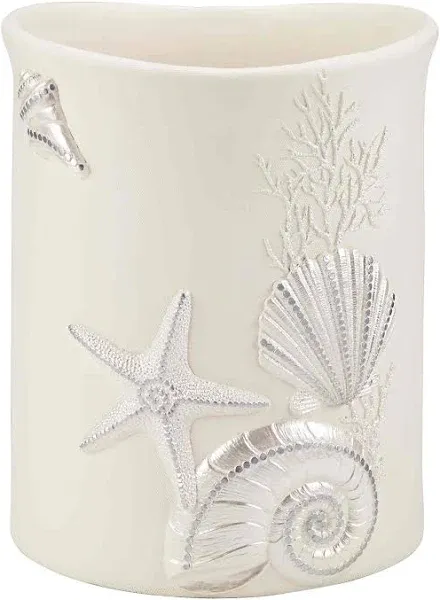 Avanti Sequin Shells Wastebasket