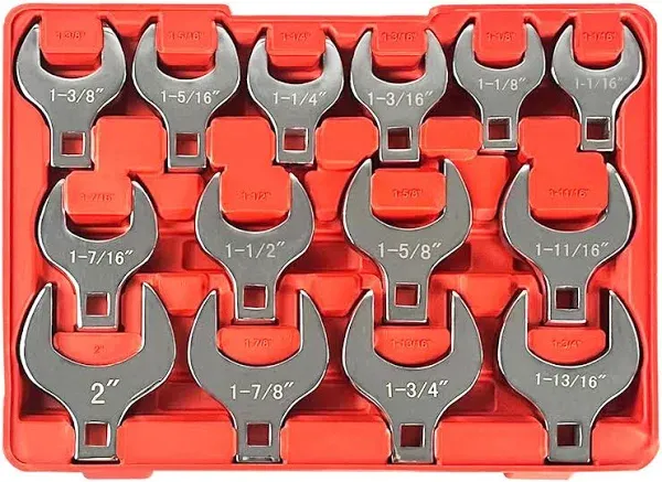 BILITOOLS Jumbo Crows Foot Wrench Set