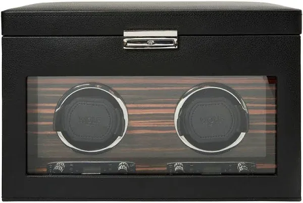 Wolf Roadster Double Watch Winder with Storage