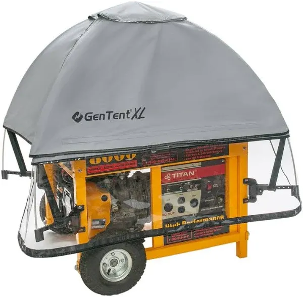 GenTent XL Generator Running Cover - Universal Kit - for Larger Open Frame Ge...