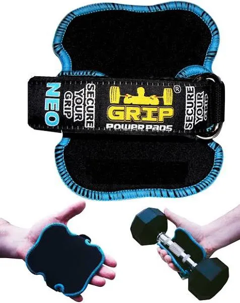 Grip Power Pads Lifting Grips The Alternative to Gym Workout Gloves