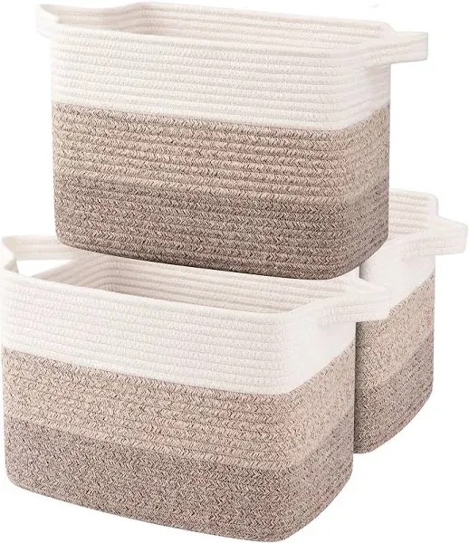 OIAHOMY Woven Storage Basket Pack of 3