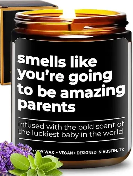 Amazing Parents Candle, Unique Gifts for New Parents for Mother&#039;s day &amp; Fathe...