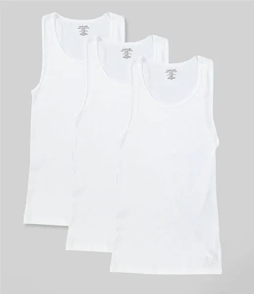 Calvin Klein Men's 3-Pack Cotton Tank