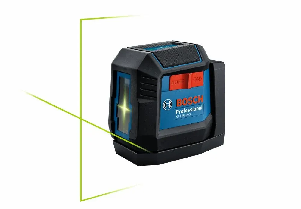 Bosch Green-Beam Self-Leveling Cross-Line Laser with 3.7V 1Ah Battery Kit