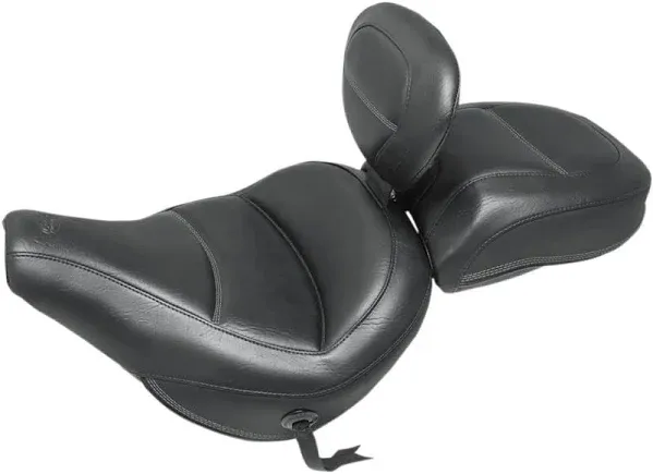 Mustang Standard Touring Solo Seat for Harley-Davidson Heritage Classic & Deluxe (2018-2024 & Deluxe)