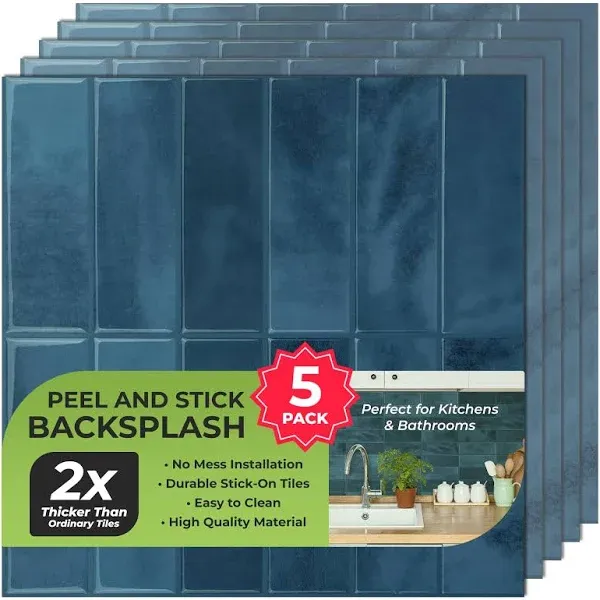 SELECT LIGHTING Peel and Stick Backsplash Tiles 3D Wall Panels with Commercial-Grade Adhesive