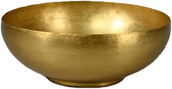 Serene Spaces Living Antique Brass Decorative Bowl