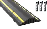 GaraDry 'Garadam' 2" High Garage Door Flood Barrier Threshold Kit, 16'3" Includes 3X Adhesive