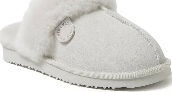 Fireside By Dearfoams Women&#039;s Sydney Genuine Shearling Scuff Slipper