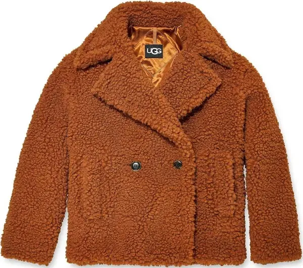 UGG Women's Gertrude Short Teddy Coat