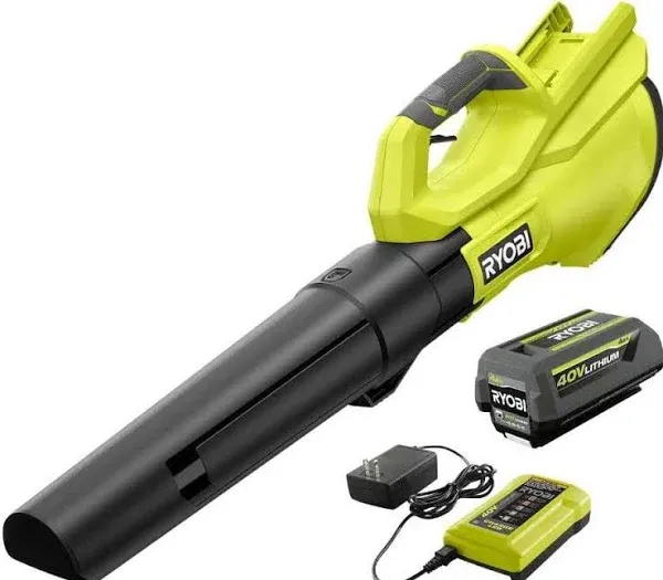 New ! 40V 120 MPH 550 CFM Cordless Battery Blower With 4.0 Ah Battery &amp; Charger