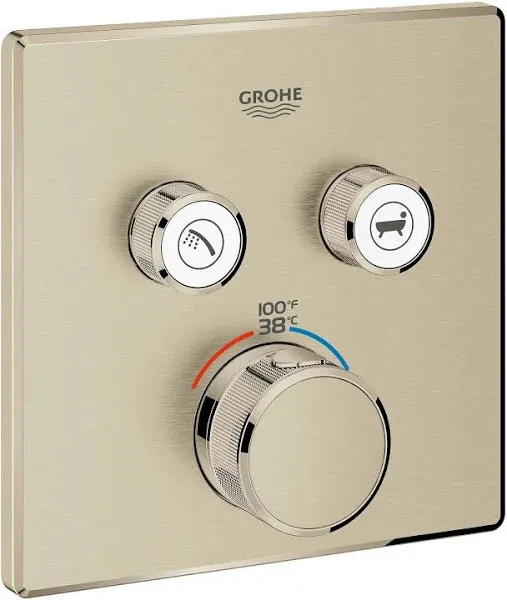 Grohe Grohtherm SmartControl Dual Function Thermostatic Valve Trim 29141000