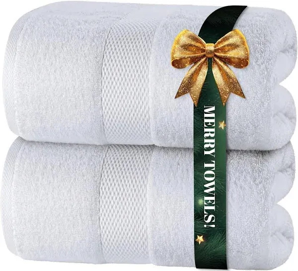 White Classic Luxury Bath Sheet Towels Extra Large