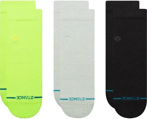 Stance Icon 3 Pack Quarter Socks