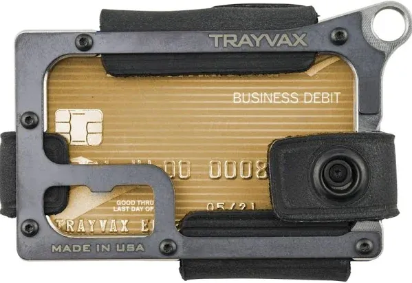 Trayvax Enterprises Contour Wallet - Raw Stealth Black