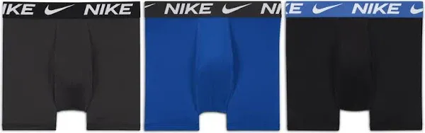 Nike Boys 3 Pack Logo Boxer Briefs