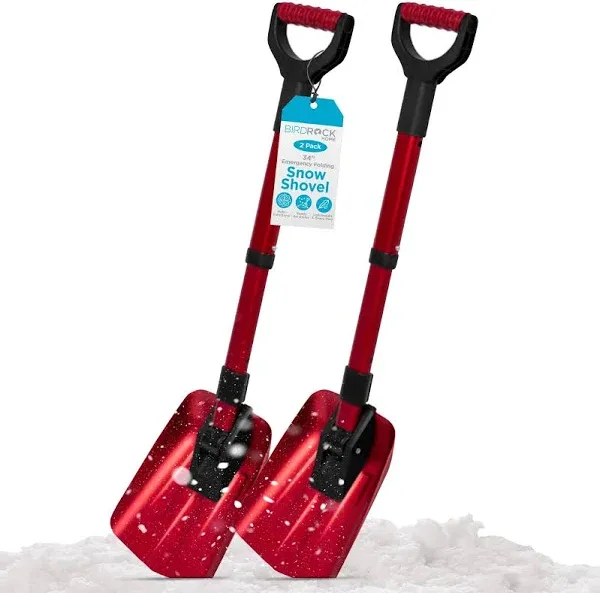 BirdRock Home Folding Emergency Snow Shovel