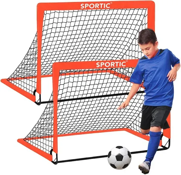 Portable Soccer Goal for Kids Soccer Nets for Backyard Play Ideal Ages 8-12 Pop Up Soccer Goals for Indoor and