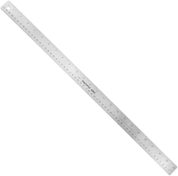 Pacific Arc Stainless Steel Ruler