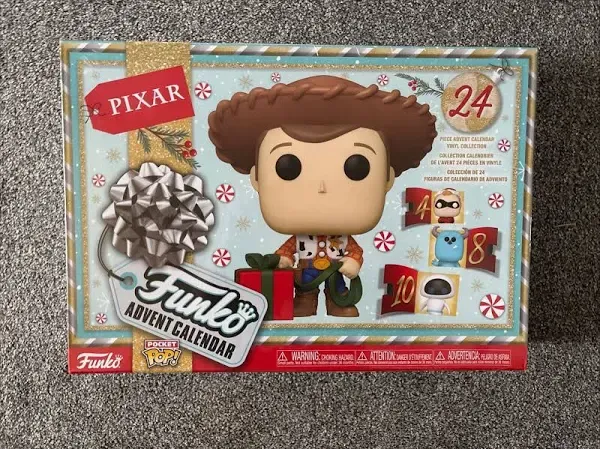 Funko Advent Calendar Pixar Collection Gift Idea 24 Days Of Surprise Boys &amp; Kids