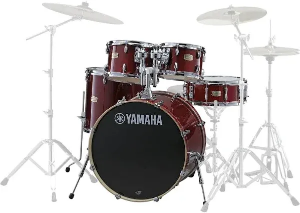 Yamaha Stage Custom Birch 5pc Drum Set w/20&#034; BD Cranberry Red