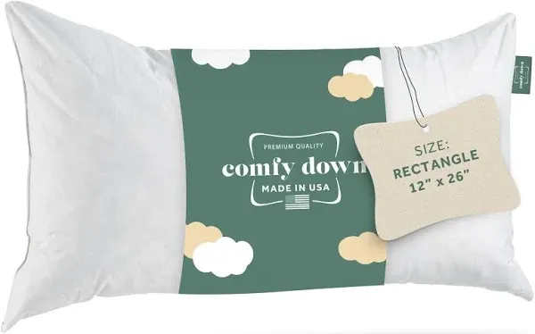 ComfyDown Rectangle Decorative Pillow Insert