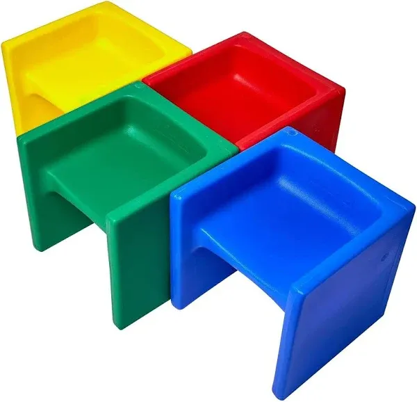 Children's Factory Cube Chairs Set of 4